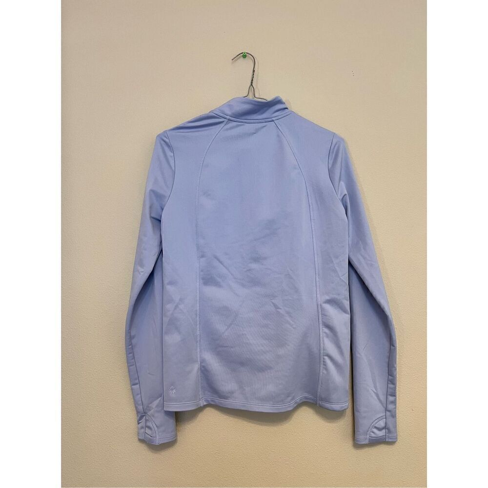 Athleta Girl Serenity Blue Periwinkle Blue Activate Half Zip Long Sleeve Top XXL - Picture 2 of 9